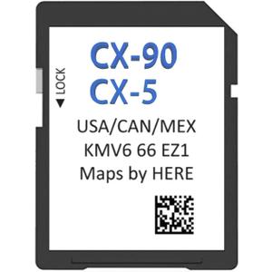 2026 GPS Navigation SD Card Fits 2024/2025 CX-90 CX-5 Maps USA/Canada/Mexico