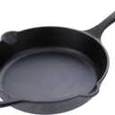 Victoria 10-Inch Cast Iron Skillet, Pre-Seasoned Cast-Iron Frying Pan with Long Handle, Made in Colombia
