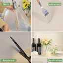 Shelf Liners 20 inch x 20 ft Kitchen Cabinets Liner Non-Stick Drawer Liners Drawer Mats EVA Protector Shelving Cupboard Lining (Clear, 20 inch x 20 ft), 20"W x 240"L