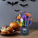 3 x Magic Ants 3D Pop-Up Halloween Bouquet Greeting Card  Spooky and Festive Decorations  Includes Envelope  Perfect for Halloween Celebrations