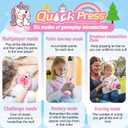 Pop Game - Light Up Fidget Toy for Kids & Adults, Quick Push Fast Push Sensory Toys for Kids 5-7 & 8-12, Handheld Relaxing Stress Relief Game for Autism, ADHD - Fun Fidget Toys for Adults & Children (Pink Unicorn)