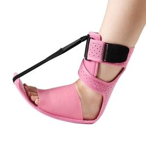 CQSMY Plantar Fasciitis Night Splint for Women & Men, Adjustable Single Pull Strap Dorsiflexion Brace for Plantar Fasciitis Relief, Foot Drop, Achilles Tendonitis & Heel Pain (1PC,Pink)