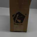 Kevin Textile Linen European Throw Pillow Sham Super Soft Star Cushion Cover for Bench, 20"x20" (50x50cm), Black Gold