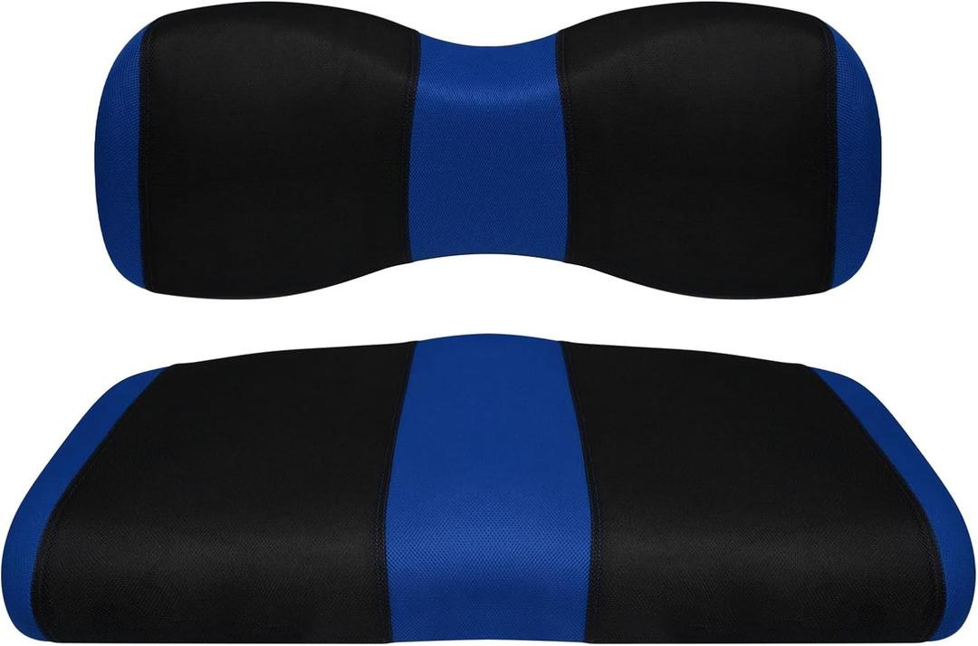 Golf Cart Front Seat Covers for Yamaha G29/drive Drive 2 2007+, Durable Polyester Fabric Yamaha G29 Seat Covers, Breathable Washable (Blue)