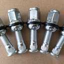 5pcs Front Rear Wheel Studs 90113-SM1-005 with Lug Nuts Replacement for Honda CR-V Civic Accord City Element Prelude S2000 Acura TL TLX TSX EL CL CSX RSX ILX Vigor Integra