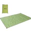 WoneNice 10x10 FT Waterproof Camping Tarp, Lightweight UV Protection Camping Cover for Tents, Beach, Picnics, Car and Adventure, Army Green