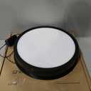 JAYEGT LED Light Base Non-Slip Rotating Display Stand , 110Lbs Load,360 Photography Turntable for Products Shows, Glass Crystal Artwork, Jewelry,Remote control(16.5inch / 6Color LED Light/Black/Wired)