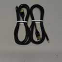 AGVEE 2 Pack 6ft Replacement for Garmin Nuvi GPS Charger Data Cable Gpsmap Charging Cord, TI-84 Plus/CE/C Silver, Blue Yeti USB Microphone/Pro Mic, for Canon IFC-400PCU/300PCU/200U, Black