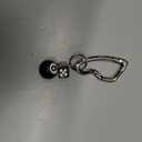 Dhdfisd Twist Knot Clasp Keychain 8 Ball Dice Keychain Bag purse handbag Charms Fashion Accessory Heavy Duty Snap Hook(R 8 Ball)