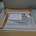 Dog Gate for Stairs,Foldable Dog Gate for Indoor Doorways House,Freestanding Pet Gates for Dogs,Doogie Puppy Fence Gate (3 Panel - 55 inches Wide, Black Walnut)