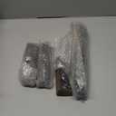 Skyflame Gas Fireplace Logs - 4 Small Pcs Ceramic Wood Logs and Accessories for All Types of Indoor Gas Inserts, Ventless, Propane, Gel, Ethanol, Electric or Outdoor Fireplaces & Fire Pits