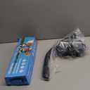 Greatever Dry Snorkel Set, Panoramic Wide View, Anti-Fog Scuba Diving Mask, Professional Snorkeling Gear (Adults, Black)