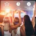 Rain Ponchos for Adults Reusable (2 Pack), Waterproof EVA Raincoats with Hood & Drawstring for Women & Men, Blue