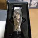 Andis 12660 Professional Master Corded/Cordless Hair Trimmer, Adjustable Carbon Steel Blade Hair Clipper for Close Cutting, Silver