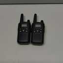 Walkie Talkies for Adults Long Range, Rechargeable Walkie Talkie 22 FRS Channels Two Way Radios with Noise Reduction, Volume Adjustment, LED Flashlight,1200mAh Rechargeable Battery (2 Pack Black)