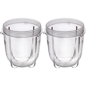 Replacement Parts Cups Accessory Compatible with Original Magic Bullet 250W MB1001 Blender (2 12oz cups)