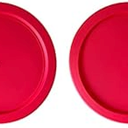 Replacement Lids for Pyrex 4-Cup Glass Food Storage Container Bowls, 6-Inch Plastic Round Lids Covers fits Pyrex 7201-PC, Airtight & Leakproof (2-Pack, Red)