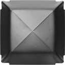 Draft King CBO8 Round Bolt On Black Galvanized Steel Single Flue Chimney Cap, 8" Diameter