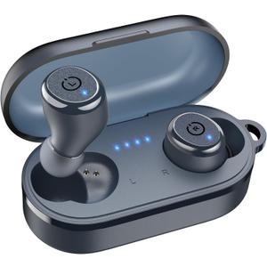 TOZO T10 Wireless Earbuds Bluetooth 5.3 Headphones, App Customize EQ, Ergonomic Design, 55H Playtime, Wireless Charging Case, IPX8 Waterproof Sound in-Ear Headset, New Version