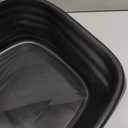 Arm & Hammer Simply Recycled Plastic Cat Litter Pan, Made in USA, Easy to Clean, Large Durable Litter Box, Black