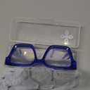 VISOONE Blue Light Blocking Glasses with TR90 Rectangle Frame and Chic Preppy Look for Women Men RIVER