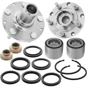 [2-Pack] BR930577K - REAR Wheel Hub Bearing Assembly with Repair Kit Compatible With [Subaru] 1993-2007 Impreza, 1998-2008 Forester, 1992-1999 Legacy [See Description for Fitment]