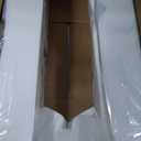 4 Pcs 35 x 110 Inches Temporary Blinds for Indoor Windows No Tools Cut to Size Fabric Paper Pleated Shades Adhesive Privacy Blinds for French Door Sliding Door Light Filtering(White)