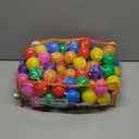 Ball Pit Balls for Baby and Toddler Phthalate Free BPA Free Crush Proof Plastic - Multicolored Pit Balls in Reusable Play Toys for Kids with Storage Bag (Bright colors)