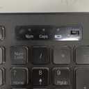 KOPJIPPOM Backlit Wireless Keyboard, 2.4G Silent Wireless Light Up Keyboard, Full Size Computer Keyboards with 7 Colored Backlits, Rechargeable Keyboards for Windows, PC, Laptop (Black, Normative)