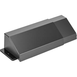 MATEWORK Metal Air Vent Deflector for Floor & Wall Registers, Magnetic Vent Deflector Heavy Duty Heat Resistant HVAC AC Vent Redirector, Adjustable 8 to 14 Inch with Screws, 1 Pack, Black