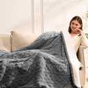 Electric Blanket Twin - 62"x84" Sherpa Heated Blanket with 9 Heating Levels & 1-10 Hours Auto Off, Fast Heating, Overheat Protection, Soft Heating Blanket for Home, Grey