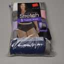 Hanes Women's Brief Underwear, Stretch Brief Panties for Women, Tag-free Underwear, 5-pack (10, White/Grey/Blue/Pink/Black)