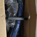 BestOffice | Ergonomic Office Chair | Mid-Back Swivel Desk Chair | Breathable Backrest & Lumbar Support | Adjustable Height | Sponge Seat | Rolling Wheels | Blue | for Adults & Women