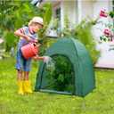 Winter Plant Covers for Snow and Ice Protection Shrub Cover Freeze Protection Plant Tent Protect Outdoor Plant and Potted Plant from Snow Frost Sun and Animal with Zipper Door 36*36*40 (2Packs)