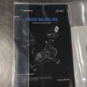 MERACH Exercise Bike, Brake Pad Stationary Bike with Exclusive App, Low Noise Indoor Cycling Bike with 300lbs Weight Capacity, Tablet Mount and Fitness Courses for Weight Loss (Magnetic-Black)