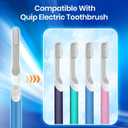 8 Pack Toothbrush Replacement Heads Compatible with Quip Electric Toothbrush – Quip Toothbrush Replacement Heads with Soft Bristles, Compact & Flexible, Dust Cover Caps