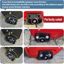 Universal Roller Skid Snow Thrower Shoes | 490-241-0038 Snow Blower Skid Shoes W/Hardware, for Craftsman, MTD, Cub Cadet, Fits Most 2-Stage and 3-Stage Snow Thrower Snowblowers