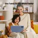Android Tablet 10 Inch, Android 15 Tablets 2026 for Adults, Octa-Core, 12GB RAM,128GB Storage(2TB Expandable), Large Touch Screen Tablet with 10H Battery Life,WiFi & Bluetooth 5.0,Grey Blue