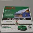 HEATIT Heat Tape for Water Pipe Freeze Protection Self-Regulating Heat Cable for Metal And Plastic Pipes Roof & Gutters De-Icing Heating Trace Tape Anti-Freeze Pipe Heater System 6ft Lighted Plug 12FT