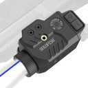 Solofish 800lm Adjustable Pistol Light Laser Combo Fits for Full Rail, Shockproof Blue Laser Sight and Gun Light with Strobe Function, Rechargeable (Laser Output is <5mW, Class IIIA)
