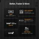 ASUS TUF Gaming Z890-PLUS WiFi Z890 LGA 1851 ATX Motherboard, Intel Core Ultra Series 2 Ready, Advanced AI PC-Ready, 16+1+2+1 Stages, DDR5, PCIe 5.0, Thunderbolt 4 Type-C, 4X M.2, Wi-Fi 7, 2.5Gb