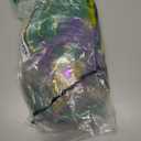 4 Pcs Mardi Gras Outfit for Women Carnival Real Feather Boa Wrap Costume Accessories Feather Cape Wrist Cuffs Mask