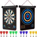Gitus Magnetic Dart Board Indoor Outdoor Games for Kids with 12 Darts, Gifts for Teenage Boys Teen Boy Gift Ideas Gifts for Boys 8 9 10 11 12 13 14 Years Old Game Room Decor