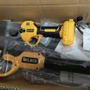 4-in-1 Cordless Pole Saw & Electric Pruning Shears for DeWalt 20V Battery, 8 Inch Brushless Mini Chainsaw with Extension Pole, 15 Ft Reach, Auto Oiling, for Tree Trimmer Branch Cutter(NO Battery)