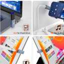 90 Degree USB C to Lightning Adapter 2-Pack, 35W 480Mbps Data Transfer Up and Down Right Angle Type-C Charger Connector Cable for iPhone 17/16/15,iPad, Samsung S25,Tablets, Laptops & Mobile Phones