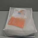 Melodieux Boho Curtains 2 Panels Set 52"W x 84"L Blue on Beige Striped Pattern Cotton Bedroom Living Room Darkening Thermal Insulated