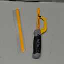 KATA Mini Hacksaw for Metal Cutting, Compact Hand Hack Saw Tool with 10 Inch Aluminum Frame and 2 Piece Extra Flexible Bi-Metal HSS Saw Blades, Small Handsaw Cutter for Wood, PVC, Iron, Copper