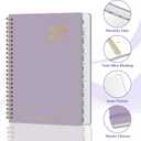2026 Planner, Weekly and Monthly Calendar Academic Planners, Jan 2026 - Dec 2026, Planning Agenda Notebook for Office School Supplies, 8.5" x 11", Purple