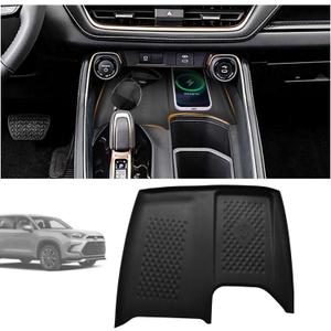 Wireless Charging Anti-Slip Mat for Grand Highlander Accessories 2026 2025 2024 Wireless Charging Pad Fit Toyota Car Accessories Non Slip Mat Cordless Charger Heat Insulating Silicone Material