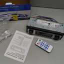 Classic 7" Single Din Car Radio, Bluetooth Car Stereo, FM Radio, Car Audio Receiver, Voice Control, Hands-Free Calling, Built-in Microphone, USB/ SD/ AUX, Support MP3/ WMA/ WAV, Dual.Car Multimedia Player